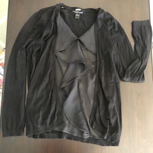 Faux Blouse Cardigan